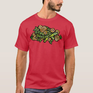 Floral Turtle T-Shirt