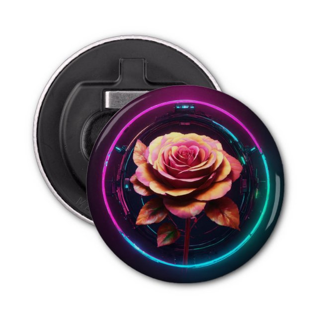 "Floral Twist Bottle Opener" Bottle Opener (Front)