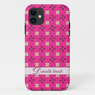 Floral Twist Pink Classic Pattern iPhone 5 Case