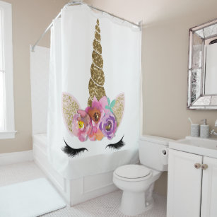 Sparkly Shower Curtains Zazzle Co Uk