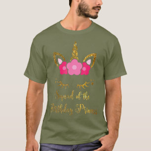 Floral Unicorn Squad Of The Birthday Princess T-Shirt