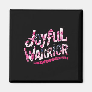 Floral Us Flag Joyful Warrior We Are Not Going Bac Magnet