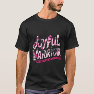 Floral Us Flag Joyful Warrior We Are Not Going Bac T-Shirt