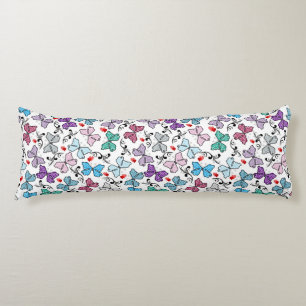 Floral Valentine Pattern Body Cushion