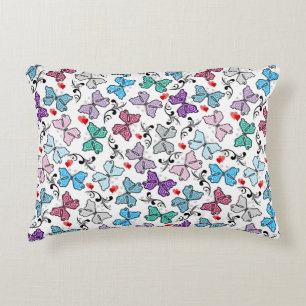 Floral Valentine Pattern Decorative Cushion