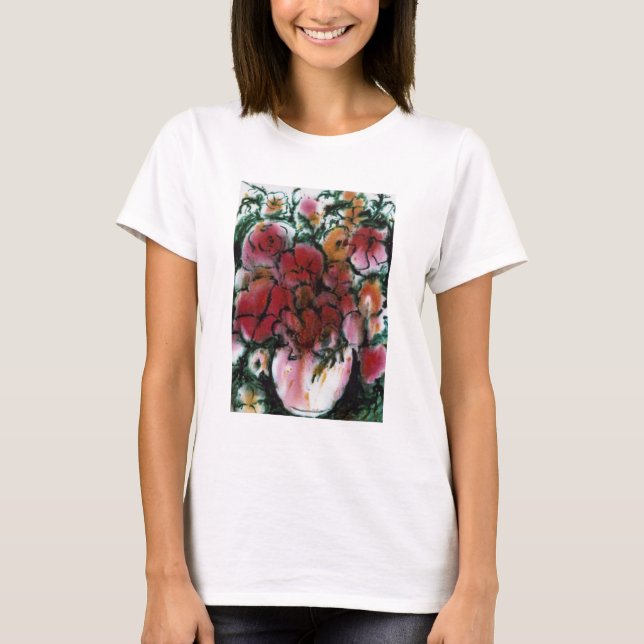 Floral Vase T-Shirt (Front)