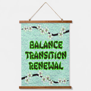 floral vibes hanging tapestry