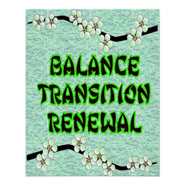 floral vibes poster (Front)