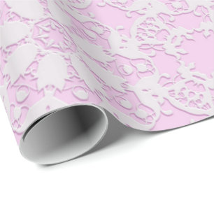 floral victorian lace. wrapping paper
