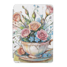  Floral Vine Pattern – Watercolor Boho art