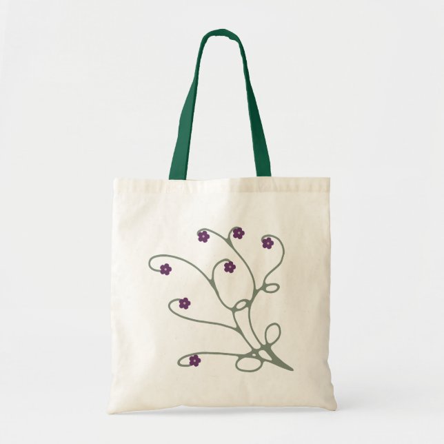 Floral Vine Swirled bag (Front)