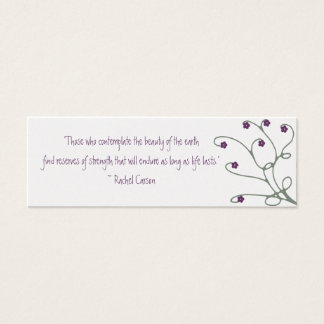 Floral Vine Swirls - Bookmark