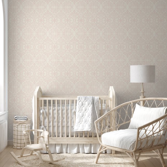 Floral Vines Arabesque Blush Pink William Morris  Wallpaper (Kids)