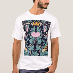 Floral vintage, art nouveau, seamless wallpaper. T-Shirt