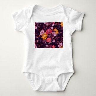 Floral Vintage: Autumn Garden Splendour Baby Bodysuit
