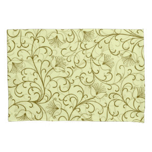 Floral Vintage: Beautiful Backdrop Illustration Pillowcase