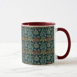 Floral Vintage Carnation Bluebell John Henry Dearl Mug