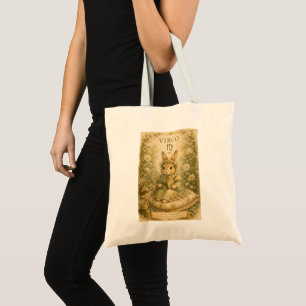 Floral vintage Essence zodiac- Virgo Tote Bag