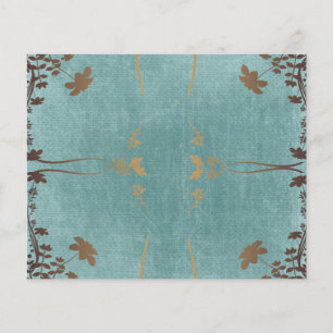 floral vintage flyer