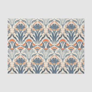 Floral Vintage-Inspired Art Deco Tissue Paper