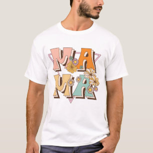 Floral Vintage Mama T-Shirt