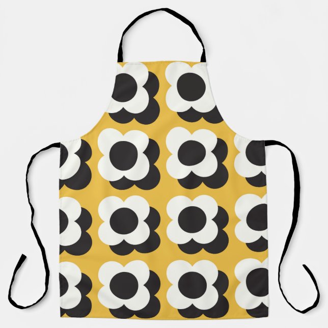 Floral vintage pattern design. Scandinavian style. Apron (Front)