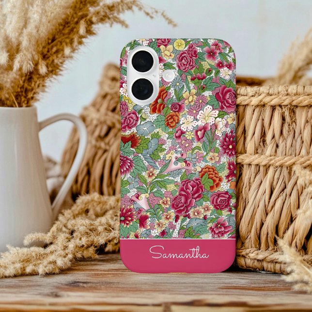 FLORAL VINTAGE PATTERN iPhone / iPad case (Creator Uploaded)