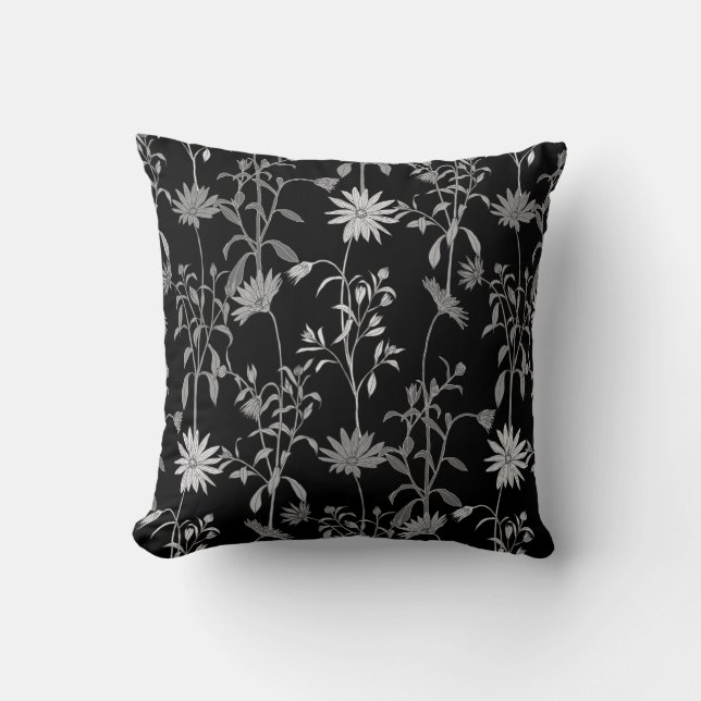 Floral vintage: seamless invitation background. cushion (Front)