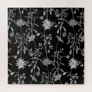 Floral vintage: seamless invitation background. jigsaw puzzle