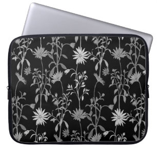 Floral vintage: seamless invitation background. laptop sleeve