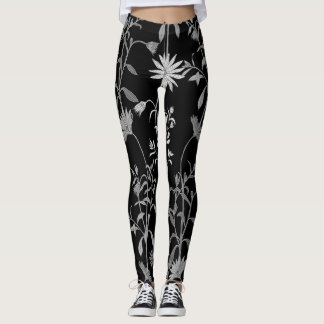 Floral vintage: seamless invitation background. leggings