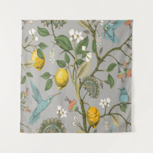 Floral Vintage seamless pattern. Botanical wallpap Tapestry
