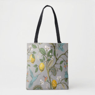 Floral Vintage seamless pattern. Botanical wallpap Tote Bag