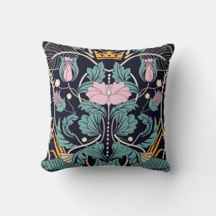 Floral vintage seamless pattern. Modern vintage fl Cushion