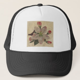 Floral:Vintage Trucker Hat