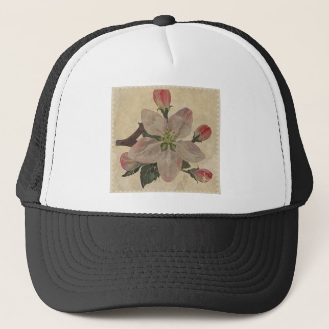 Floral:Vintage Trucker Hat (Front)