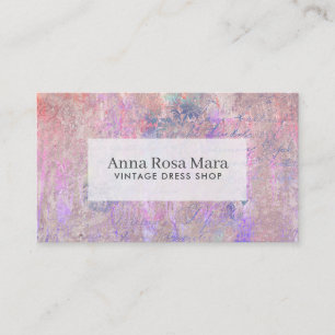 *~* Floral Vintage Victorian Modern Grunge Business Card