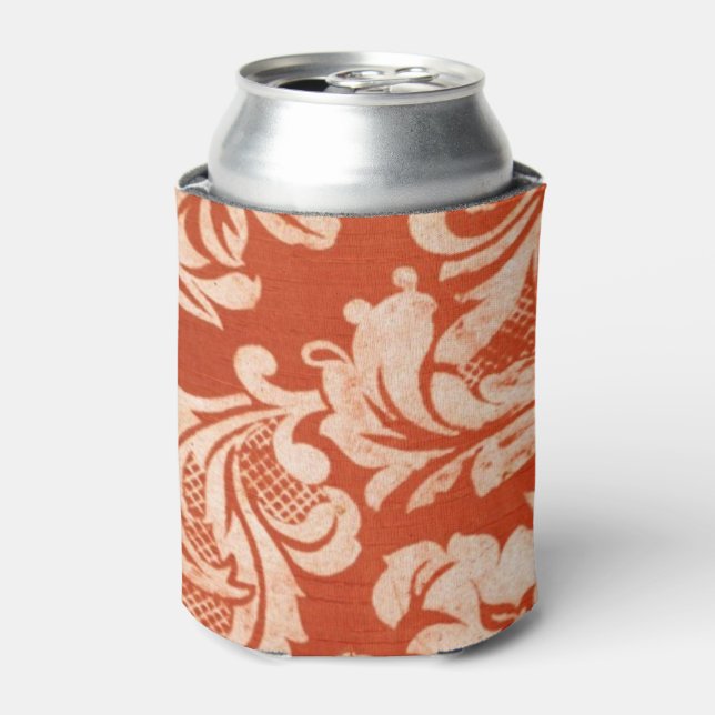 Floral vintage wallpaper background can cooler (Can Front)
