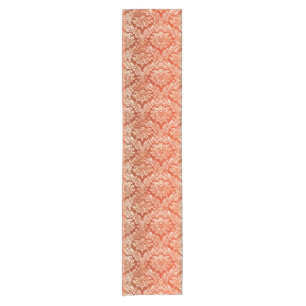 Floral vintage wallpaper background short table runner