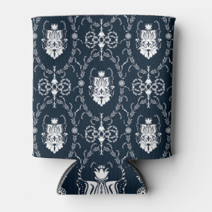 Floral Vintage Wallpaper Seamless Background Can Cooler
