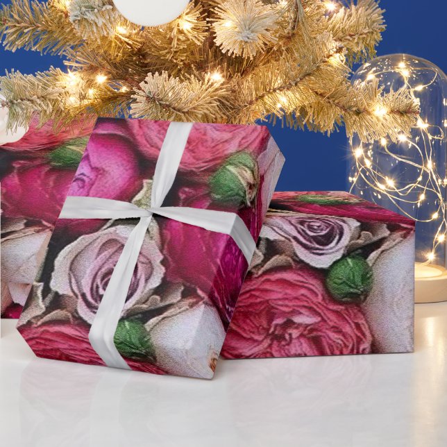 Floral Vintage Wrapping Paper (Holidays)