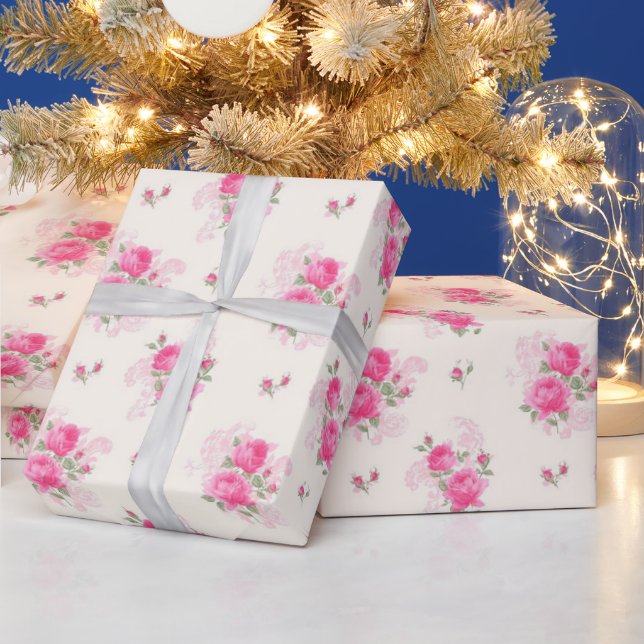 Floral Vintage Wrapping Paper (Holidays)