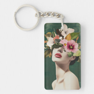 Floral Visions Key Ring