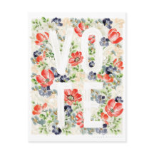 Floral Vote Postcard