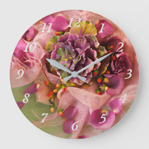 Floral Wall Clock