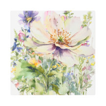 Floral wall hanging.