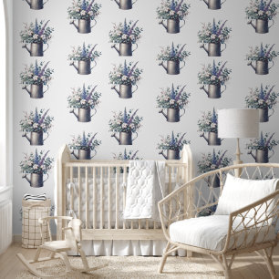 Floral wall paper wallpaper