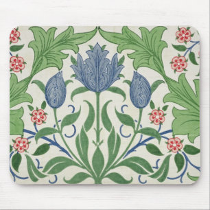 Floral wallpaper design mouse mat