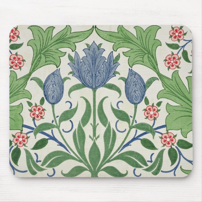 Floral wallpaper design mouse mat (Front)