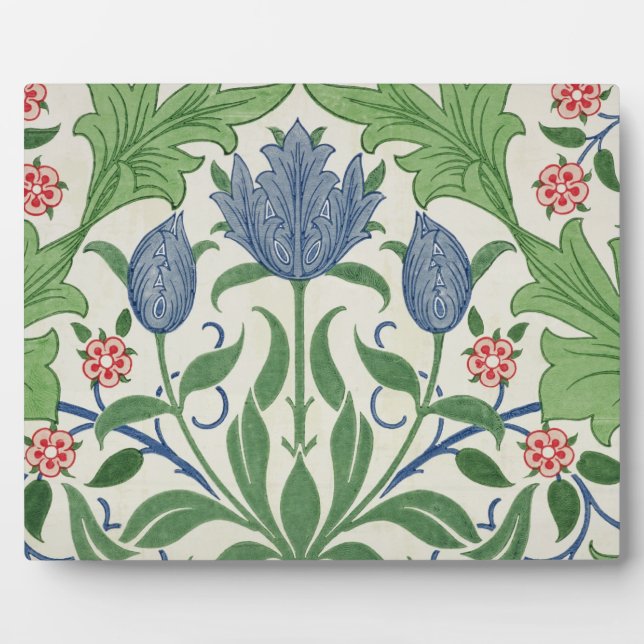 Floral wallpaper design plaque (Front)